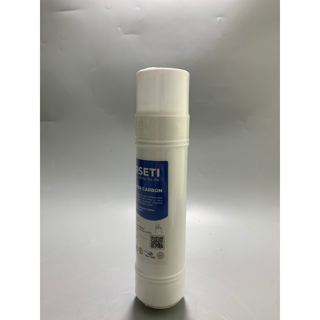 Lõi Nano Silver FORSETI Nhập Khẩu Hàn Quốc 10Inch Dạng U (U-Type) Cắm Nhanh Giúp Diệt Khuẩn Cho Nước