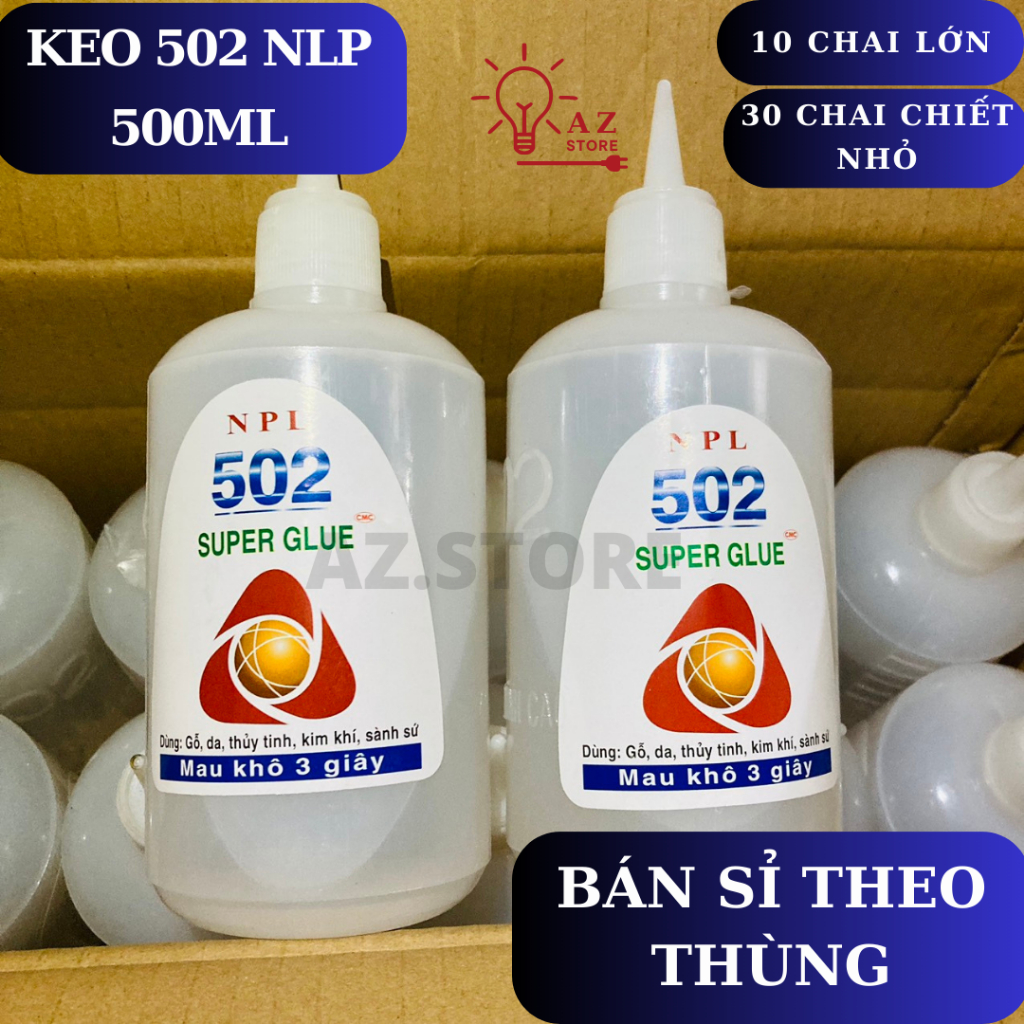 Keo 502 NLP BÁN SỈ NGUYÊN THÙNG - keo dán sắt lớn lọ tròn siêu dính ...