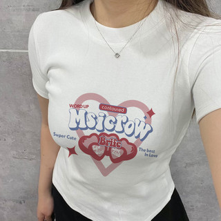 Áo thun babytee Trái tim super cute ôm body chất thun con giãn 4 chiều ngắn tay cổ tròn tôn dáng - ba2008