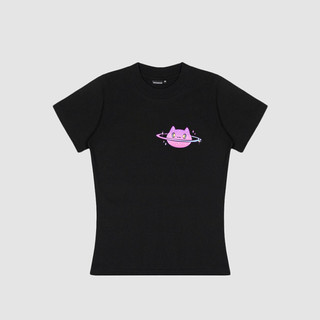 Áo thun babytee Mèo vũ trụ ôm body chất thun con giãn 4 chiều ngắn tay cổ tròn tôn dáng - ba2003