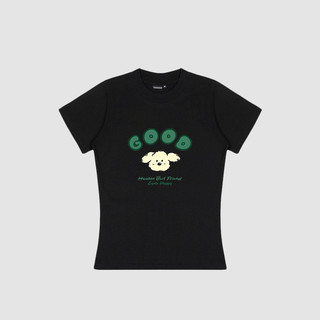 Áo thun babytee Cute puppy ôm body chất thun con giãn 4 chiều ngắn tay cổ tròn tôn dáng - ba2004