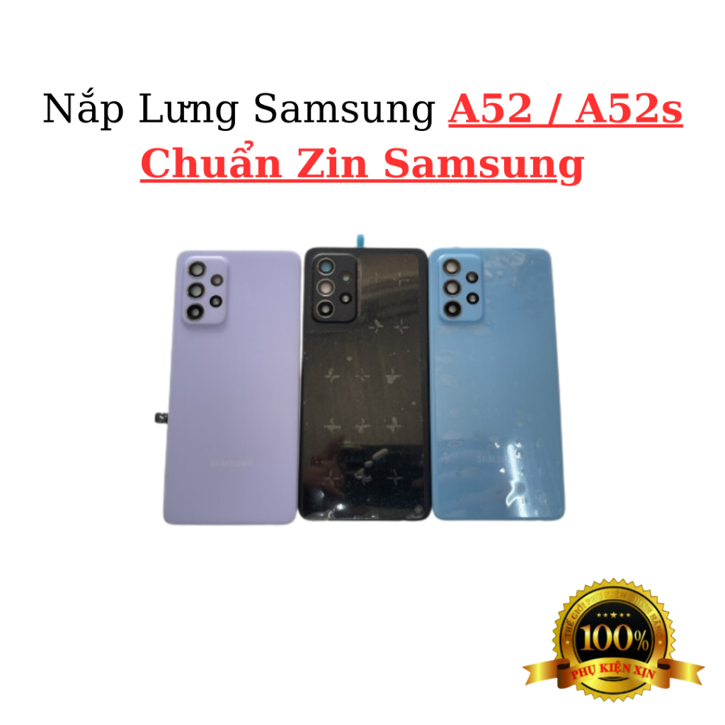 Nắp Lưng Samsung A52 / A52s Hàng Chuẩn Zin Samsung