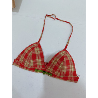 Áo bra sườn xám không gọng mút mỏng tone hồng - handmade by Mimi house