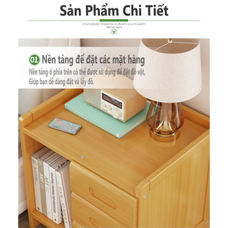 Tủ Đầu Giường Kệ Để Đồ Tiện Lợi phòng ngủ bàn đầu giường đơn giản  đa năng bàn đầu giường kiểu ngăn kéo