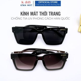 SALE 30% - Kính Mát Vuông dành cho Nam Nữ, Gọng Kính nhựa PC Chống Tia UV400 thời trang Hàn Quốc-SV4