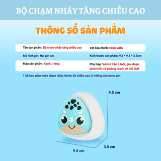 Bộ Chạm Nhảy Tăng Chiều Cao, Đồ Chơi Vận Động Có Giọng Nói Tự Động Đếm Cho Bé Năng Động 89027
