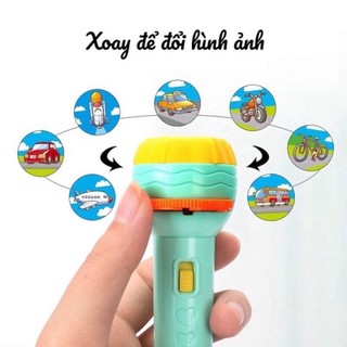 Đèn Pin Chiếu Hình Full Combo Bộ 80 Hình Cho Bé Thoả Thích Khám Phá, Đồ Chơi Chiếu Hình Con Vật Đồ Vật 89005