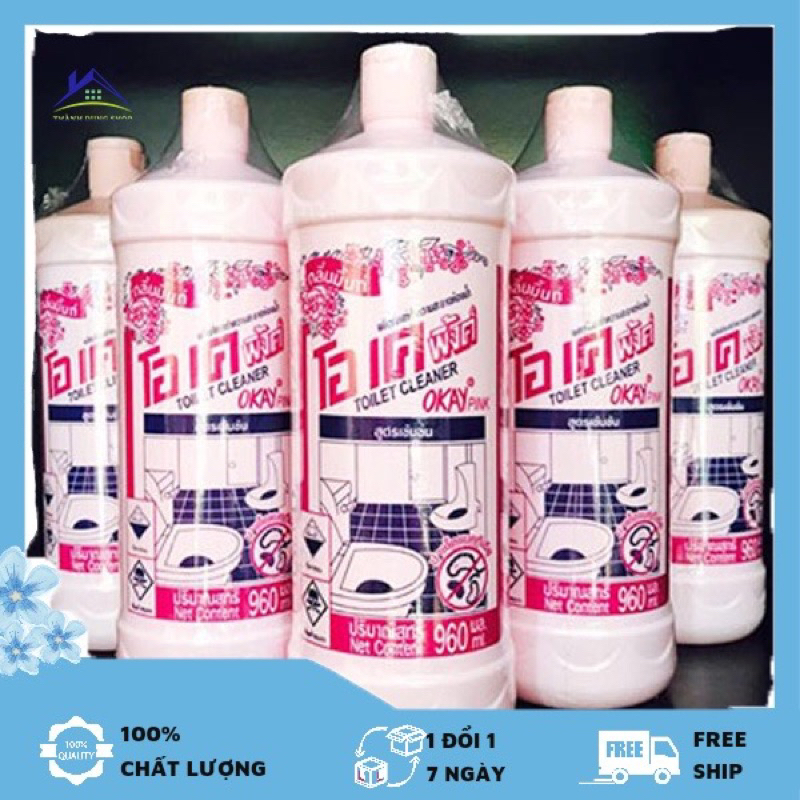 Tẩy bồn cầu Okay Thái lan 960 ml/ nước cọ vệ sinh