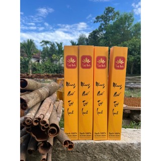 Nhang Quế Tuệ Linh Hương Quế 1kg 4 Hôp, Nhang Hương Quế, Nhang Từ Vỏ Quế, Hương Thơm Dễ Chịu, Không Đậu Tàn