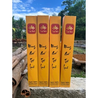 Nhang Quế Tuệ Linh Hương Quế 1kg 4 Hôp, Nhang Hương Quế, Nhang Từ Vỏ Quế, Hương Thơm Dễ Chịu, Không Đậu Tàn