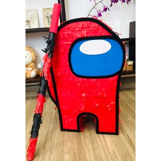 Pinata đập Kẹo Sinh Nhật AMONG US Cực cool Cao 45cm [TẶNG GẬY ĐẬP] - Trò Chơi Tiệc Siêu Vui -Decor- Chụp Ảnh Dành cho bé