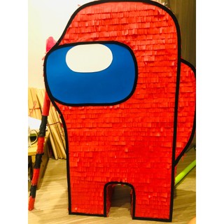 Pinata đập Kẹo Sinh Nhật AMONG US Cực cool Cao 45cm [TẶNG GẬY ĐẬP] - Trò Chơi Tiệc Siêu Vui -Decor- Chụp Ảnh Dành cho bé