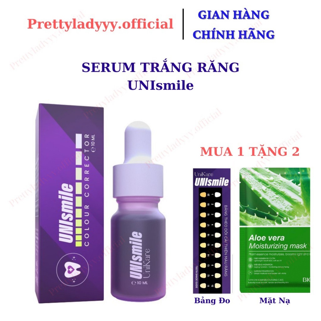 Ảnh Serum trắng răng Unismile Unikare - Hỗ trợ cải thiện vết ố vàng răng làm sạch mảng bám trên răng 2