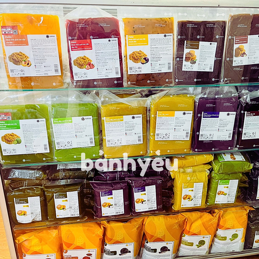 [Tặng 10 tem nhân] Nhân Bánh Trung Thu Sên Sẵn Farina Cao Cấp Thơm Ngon (BGTC)