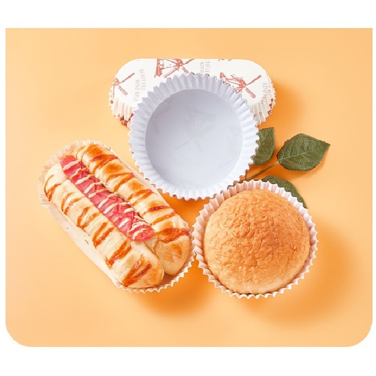 Cup giấy mềm Tròn/Oval lớn nướng bánh mì, bánh ngọt - BB208 lốc 300 cái