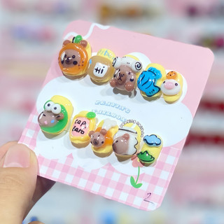 Nailbox Capybara nặn gel nổi form ngắn dễ thương được đổi form