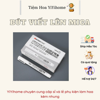 Bút Mực Trắng Viết Lên Mica, Giấy Bóng Kính Không Lem ,Không Mờ Văn Phòng Phẩm Cao Cấp Nhà YIYIHOME
