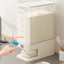 Thùng đựng gạo thông minh GADI lấy gạo tự động chất liệu nhựa PET cao cấp không mùi an toàn cho sức khỏe ( 5kg-10kg )