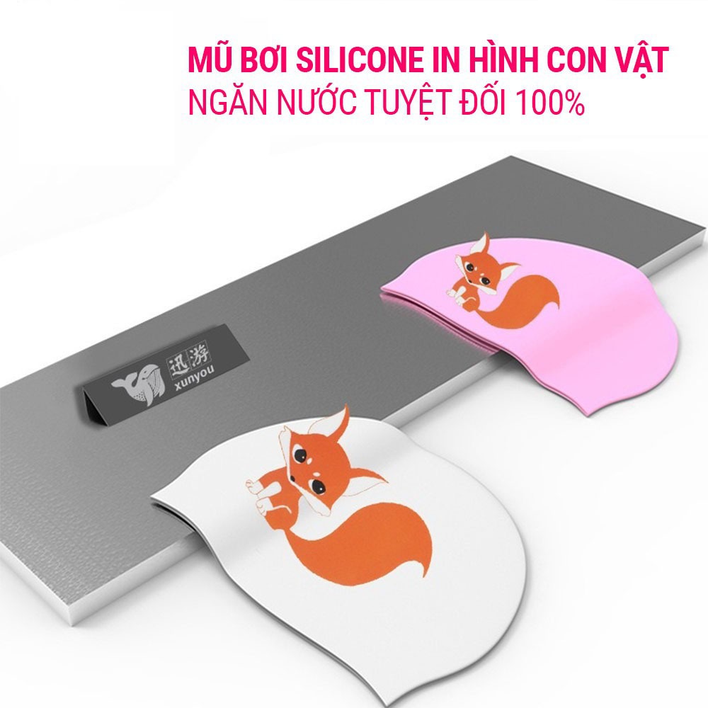 Mũ bơi người lớn silicone SPORTY CA51 cho nam nữ chất liệu an toàn,chống trơn trượt, ngăn nước