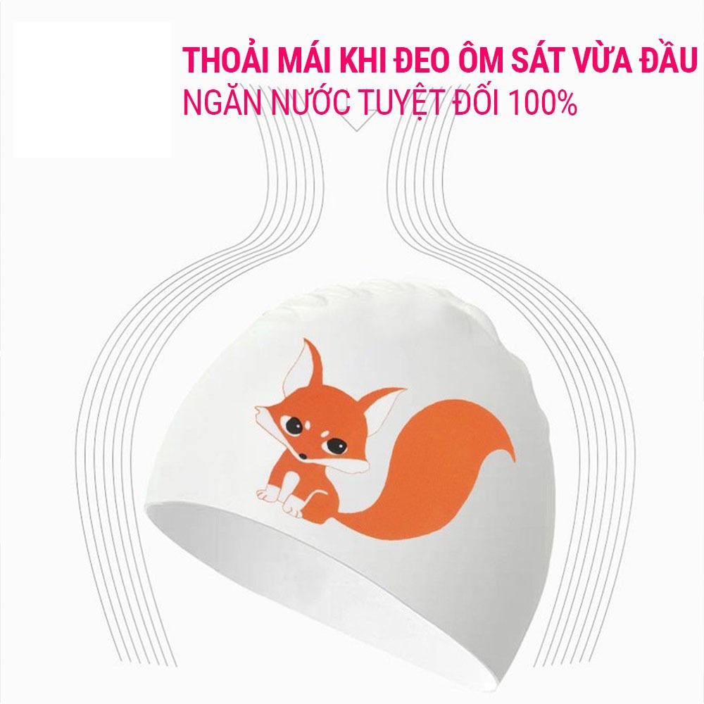Mũ bơi người lớn silicone SPORTY CA51 cho nam nữ chất liệu an toàn,chống trơn trượt, ngăn nước