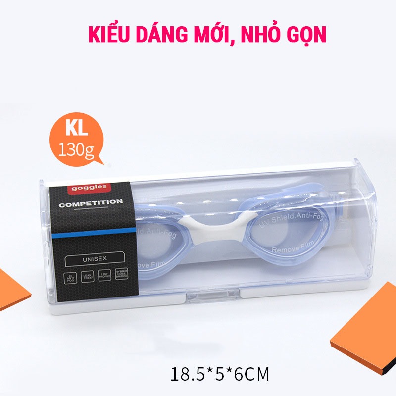 Kính bơi người lớn SPORTY 750, cản tia UV, hạn chế sương mờ kinh bơi cho nam nữ tập bơi, đi biển