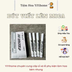 Bút Mực Trắng Viết Lên Mica, Giấy Bóng Kính Không Lem ,Không Mờ Văn Phòng Phẩm Cao Cấp Nhà YIYIHOME