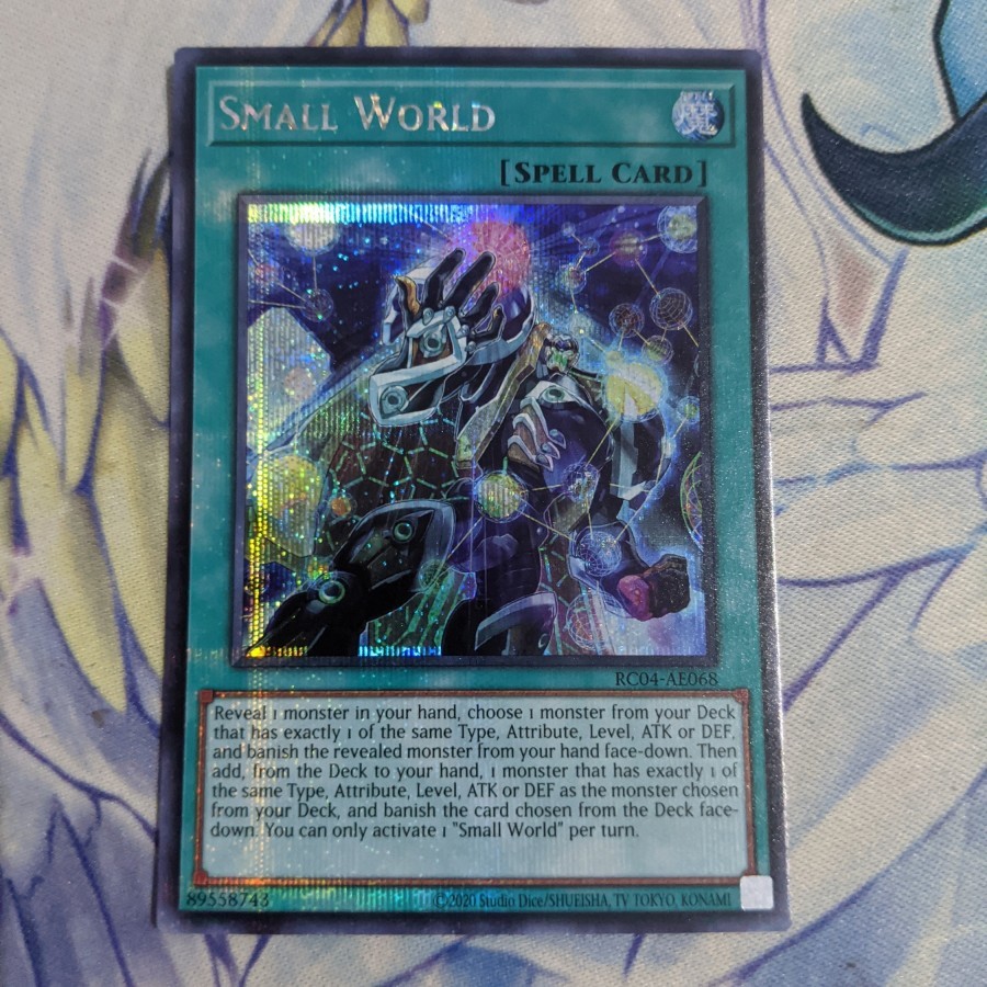 AE ][ Da Hu Yugioh ] L bi th bi TT02 RC04-AE068 Small World - Ultra  Secret Rare - Tng bc bi nha bo qun | Shopee Vit Nam
