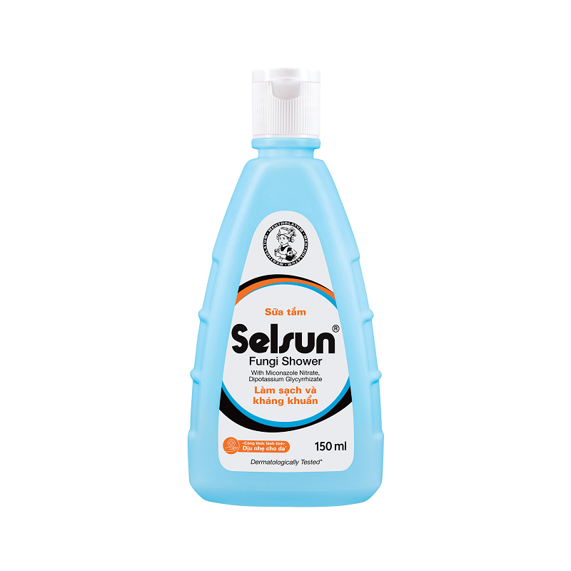Ảnh Sữa tắm làm sạch, kháng khuẩn và giảm ngứa Selsun Fungi Shower 150ml 3