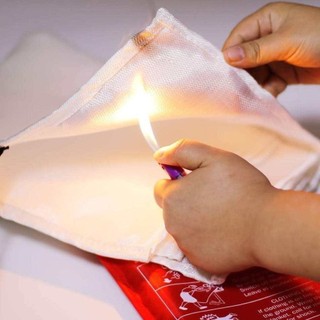 Mền Dập Lửa Chống Cháy Sợi Thủy Tinh Cao Cấp 1,5 x 1,5m – Choàng Cứu Hộ, Dập Cháy Nhanh, An Toàn