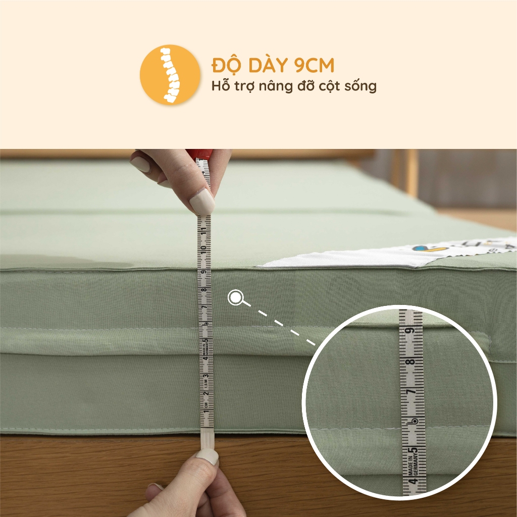 Ảnh Nệm bông ép K-Bedding By Everon chất vải microfiber KMS, độ dày 5cm và 9cm, bảo hành 5 năm 2