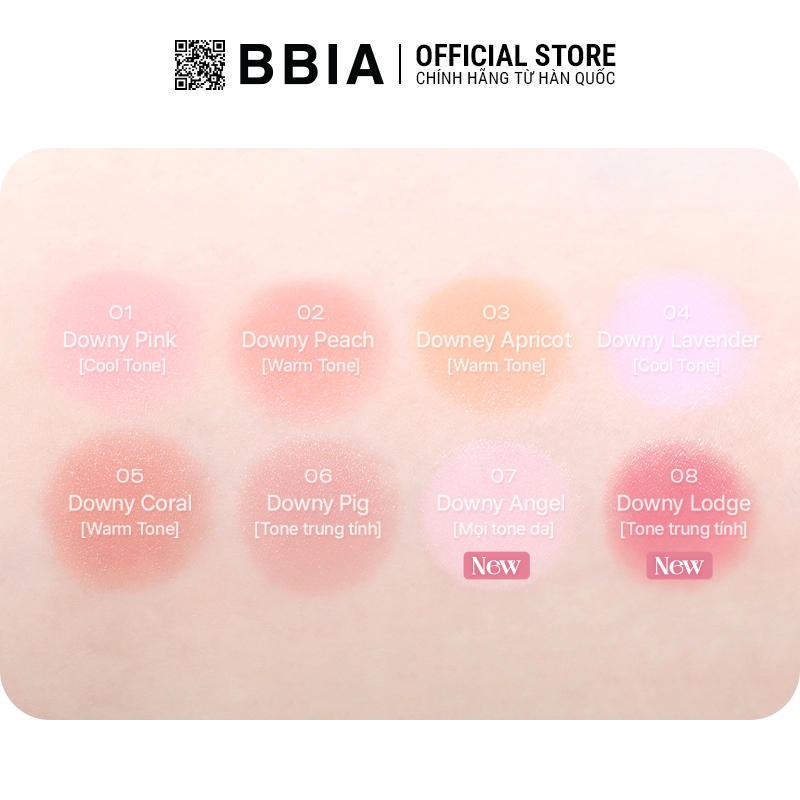 Ảnh Má hồng kem BBIA Ready To Wear Downy Cheek 3.5g 3