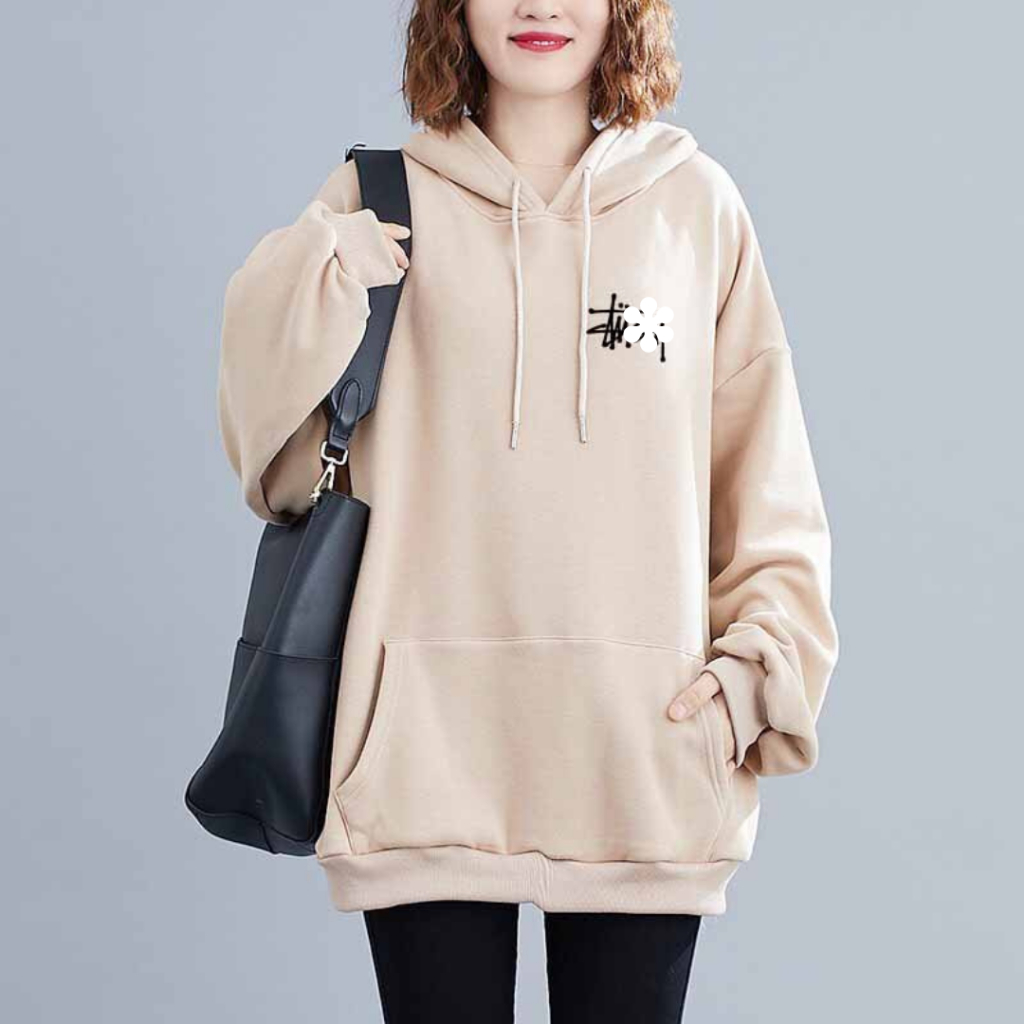 Áo Hoodie Chui Đầu STU Form Rộng Mũ Trùm 2 Lớp Ba Màu Vải Nỉ Cotton Cao Cấp Mẫu Hot Cho Nam Nữ Unisex SSL