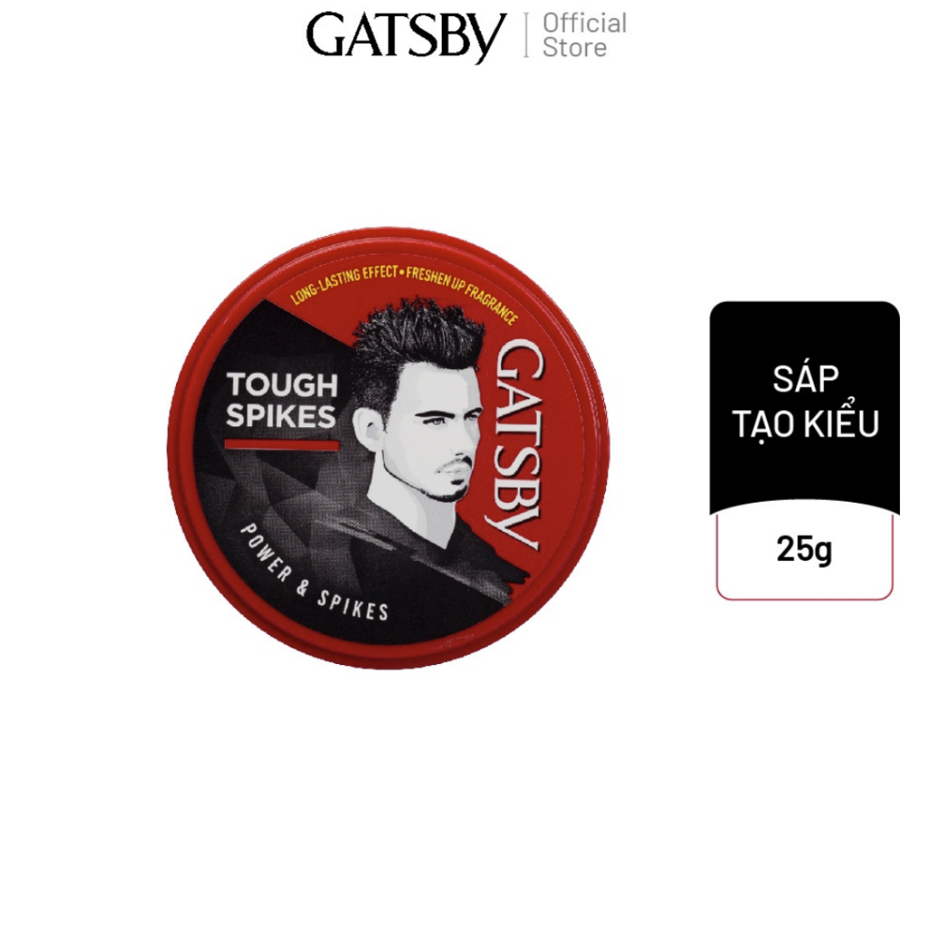 Sáp vuốt tóc nam nữ thơm tạo kiểu cứng giữ nếp lâu chính hãng nhật bản Gatsby Wax hộp 75G