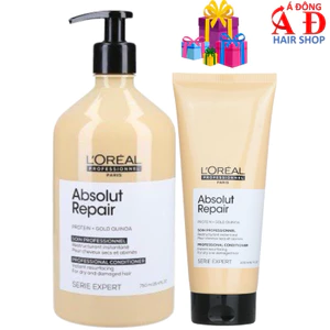 DẦU XẢ LOREAL ABSOLUT REPAIR GOLD CHO TÓC HƯ TỔN