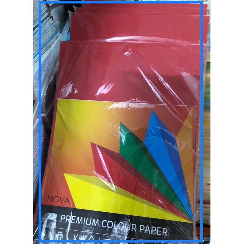 BÌA GIẤY A4 ĐL 160GMS, MẦU ĐỎ, ĐEN, VÀNG, XANH, TÍM, HỒNG... 1GRAM/100 TỜ - VPP QUỐC HUY