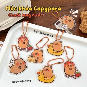 Móc Khoá Nhựa Acrylic CAPYBARA Treo Ba lô Túi Xách Móc Chìa Khoá M14