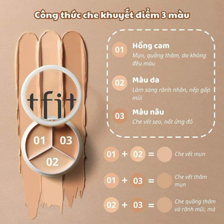 [Tfit] Kem Che Khuyết Điểm 3 Ô TFIT