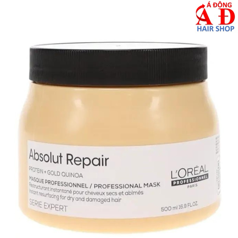 [L'OREAL] MẶT NẠ Ủ DIÊM MẠCH LOREAL ABSOLUT REPAIR KEM BƠ CHO TÓC HƯ TỔN TOÀN DIỆN NEW