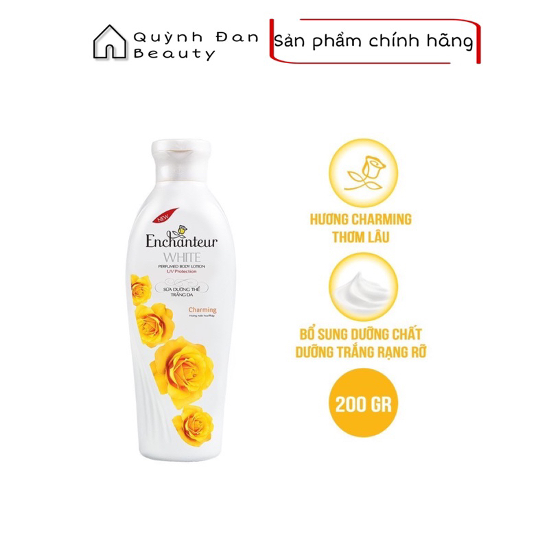 Sữa dưỡng thể Enchanteur hương Charming 200gr