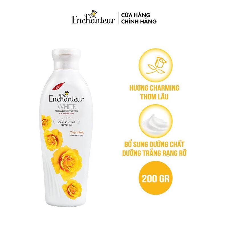 Sữa dưỡng thể Enchanteur hương Charming 200gr
