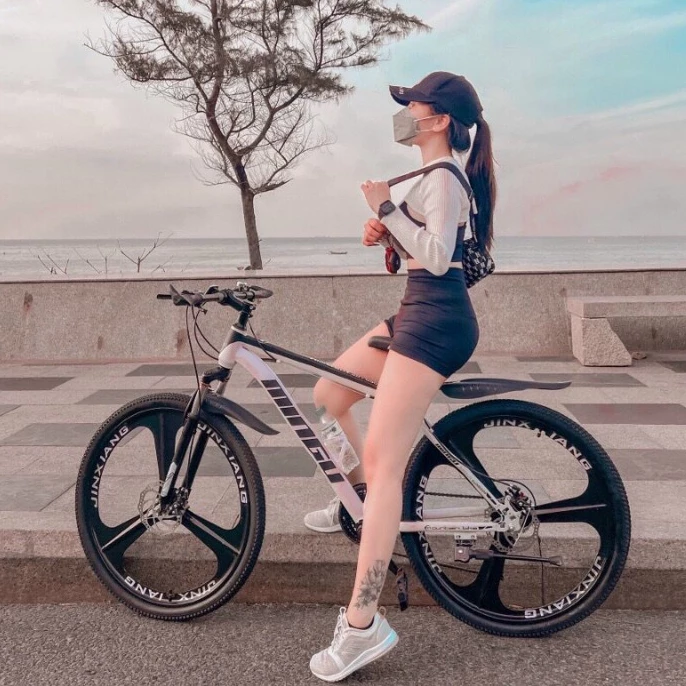 Xe đạp thể thao ngoài trời 26inch 21 tốc độ MINGU TUEHAN - Phiên bản có phuộc giảm sóc trước nang cấp xịn 14 kg — ảnh 1