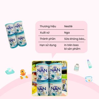 Sữa Bột Nan Nga Optipro Hỗ Trợ Tăng Cường Sức Đề Kháng Phát Triển Toàn Diện Cho Bé Số Đủ Số 800gr