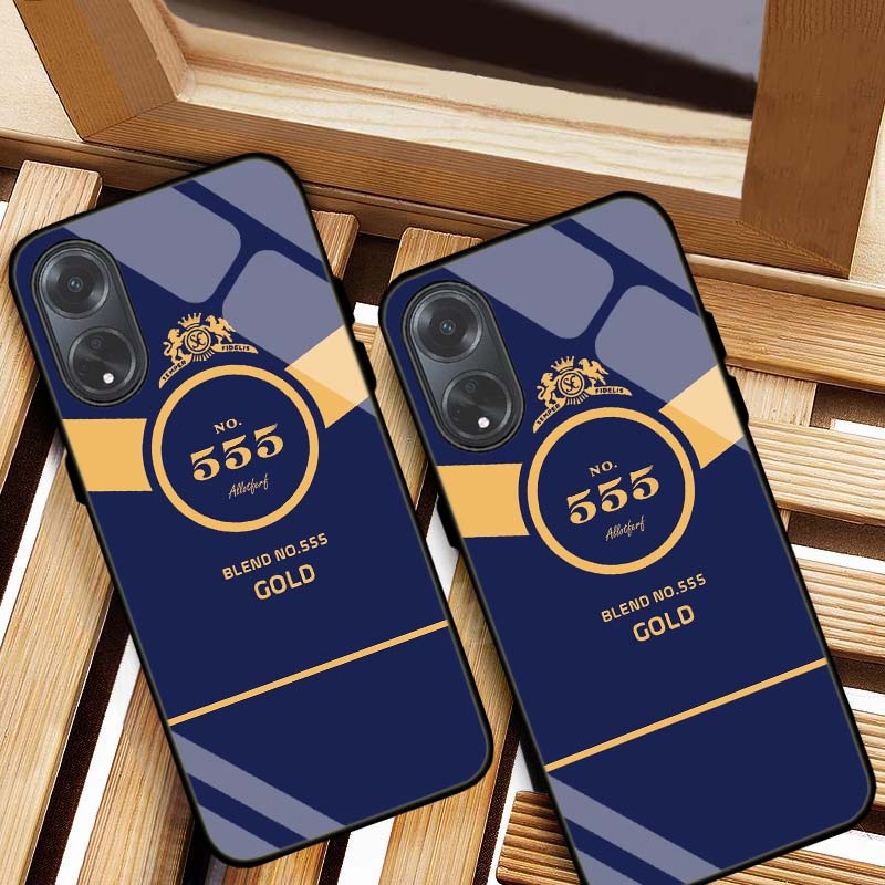ỐP LƯNG OPPO A60 HÌNH 555 LƯNG KÍNH CƯỜNG LỰC CAO CẤP