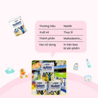 Sữa Bột Nutren Junior 800 Cải Thiện Cân Nặng Bổ Sung Dưỡng Chất Bé Thông Minh Xương Chắc Khỏe - Thụy Sĩ