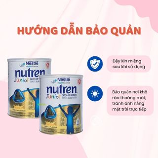 Sữa Bột Nutren Junior 800 Cải Thiện Cân Nặng Bổ Sung Dưỡng Chất Bé Thông Minh Xương Chắc Khỏe - Thụy Sĩ