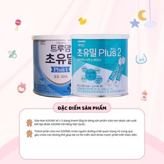 Sữa Non Bột Công Thức ILDONG Xuất Xứ Hàn Quốc Cải Thiện Đề Kháng Kích Thích Ăn Ngon Cho Bé 90g