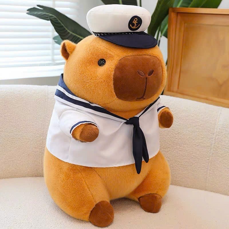 Capybara Hải Quân Gấu Capybara Thủy Thủy Đáng Yêu Gấu Bông Hải Quân Cao Cấp Món Quà ý Nghĩa Cho Người Lính Hải Quân
