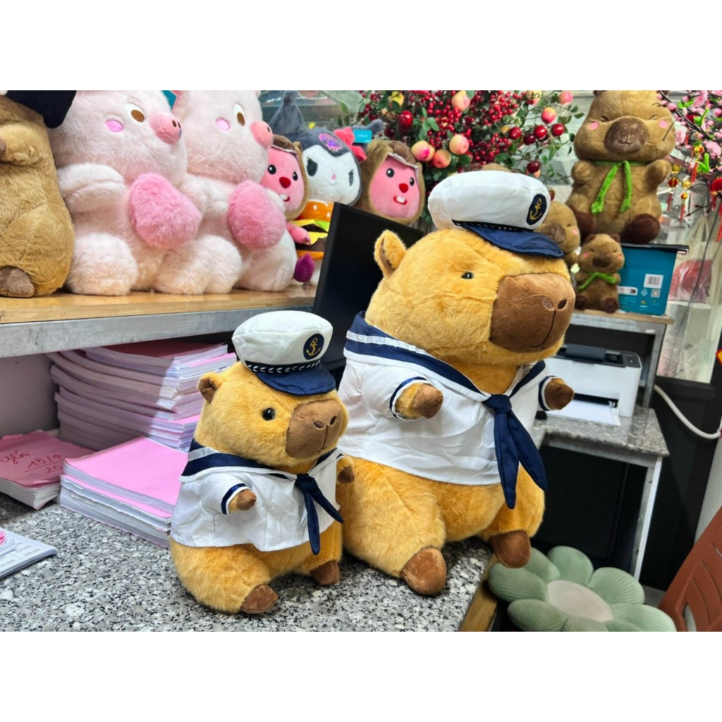 Capybara Hải Quân Gấu Capybara Thủy Thủy Đáng Yêu Gấu Bông Hải Quân Cao Cấp Món Quà ý Nghĩa Cho Người Lính Hải Quân