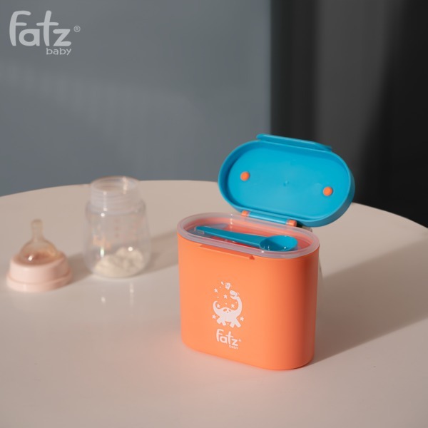 Ảnh Hộp đựng sữa bột, ngũ cốc, bánh ăn dặm cho bé 600ml FATZBABY FB8201SS nhựa PP không chứa BPA, an toàn và không mùi 2