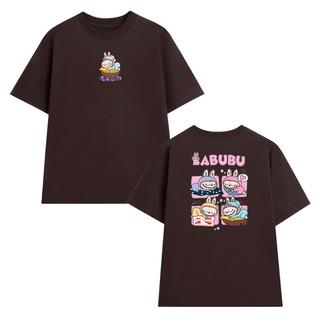 Áo thun Unisex Oversize form rộng nam nữ in hình LABUBU dễ thương chất Cotton 2c Premium